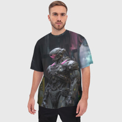Мужская футболка oversize 3D Боевой фрейм  - фото 2