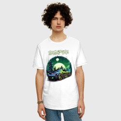 Мужская футболка хлопок Oversize Токийский драйв - фото 2