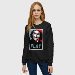 Женский свитшот хлопок Play saw - фото 2