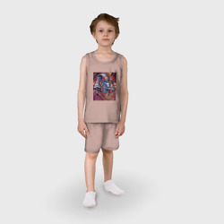 Детская пижама с шортами хлопок Египетские мотивы - фото 2