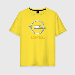 Женская футболка хлопок Oversize Opel sport auto