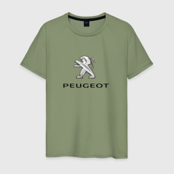 Мужская футболка хлопок Peugeot sport auto