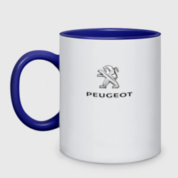 Кружка двухцветная Peugeot sport auto