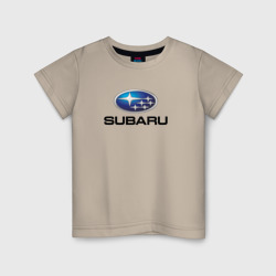 Детская футболка хлопок Subaru sport auto