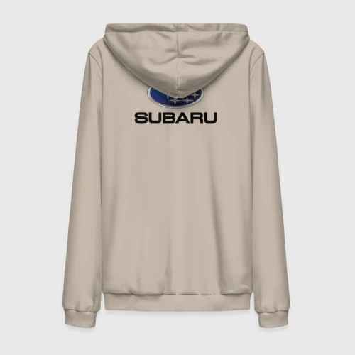 Мужская толстовка на молнии хлопок Subaru sport auto