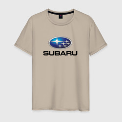 Мужская футболка хлопок Subaru sport auto