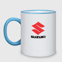 Кружка двухцветная Suzuki sport auto