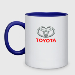 Кружка двухцветная Toyota sport auto brend