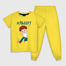 Детская пижама хлопок Альберт энергичный мальчик