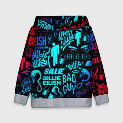 Детская толстовка 3D Billie Eilish neon pattern