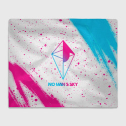 Плед 3D No Man's Sky neon gradient style