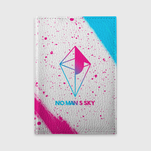 Обложка для автодокументов No Man's Sky neon gradient style
