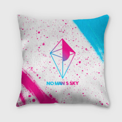 Подушка 3D No Man's Sky neon gradient style