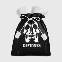 Подарочный 3D мешок Deftones glitch на темном фоне