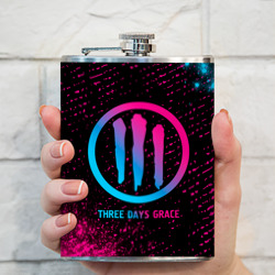 Фляга Three Days Grace - neon gradient - фото 2