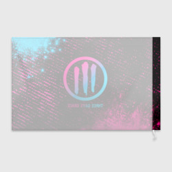 Флаг 3D Three Days Grace - neon gradient - фото 2