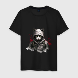 Мужская футболка хлопок Кот в стиле Left 4 dead