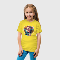Детская футболка хлопок Пафосная Барби в солнцезащитных очках - фото 2