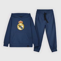 Детский костюм с толстовкой хлопок Real madrid fc sport