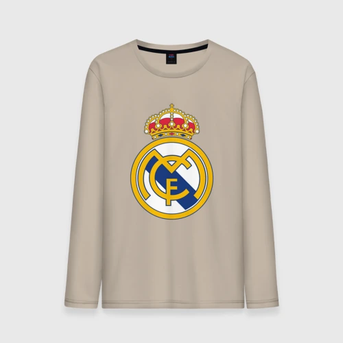 Мужской лонгслив хлопок Real madrid fc sport