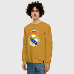 Мужской свитшот хлопок Real madrid fc sport - фото 2