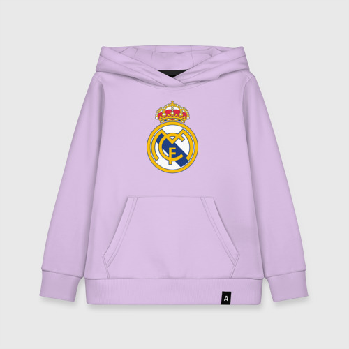 Детская толстовка хлопок Real madrid fc sport, цвет лаванда