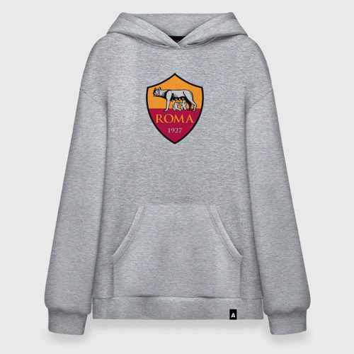 Худи SuperOversize хлопок Roma sport fc, цвет меланж