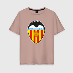 Женская футболка хлопок Oversize Valencia fc sport