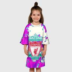 Детское платье 3D Ливерпуль спорт клуб - фото 2