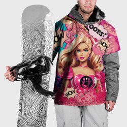 Накидка на куртку 3D Барби в стиле поп арт