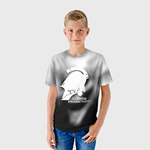 Детская футболка 3D Кодзима студия хоррор, цвет 3D печать - фото 3