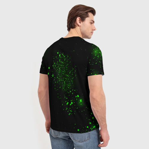 Мужская футболка 3D Dead by daylight logo game, цвет 3D печать - фото 4