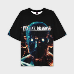 Мужская футболка oversize 3D Imagine Dragons рок группа