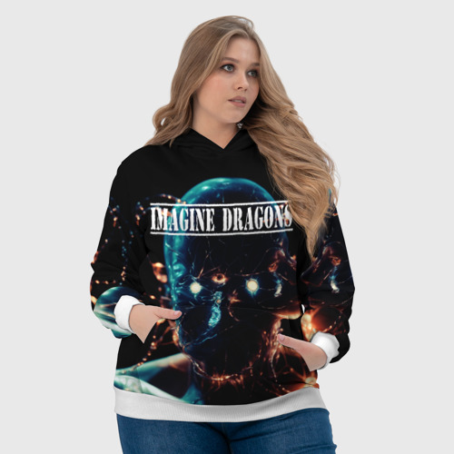 Женская толстовка 3D Imagine Dragons рок группа, цвет 3D печать - фото 6