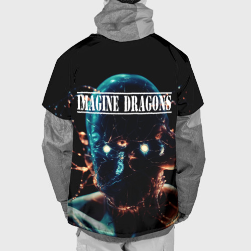 Накидка на куртку 3D Imagine Dragons рок группа, цвет 3D печать - фото 2