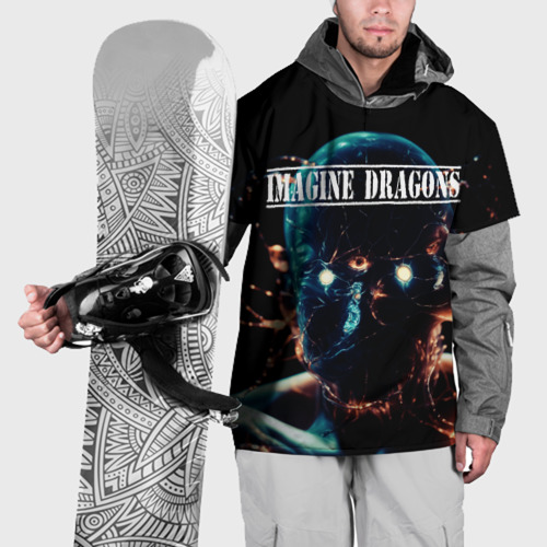 Накидка на куртку 3D Imagine Dragons рок группа, цвет 3D печать