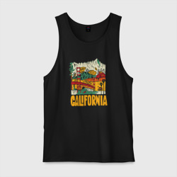 Мужская майка хлопок California mountains