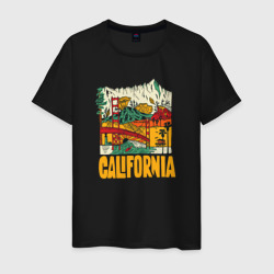 Мужская футболка хлопок California mountains