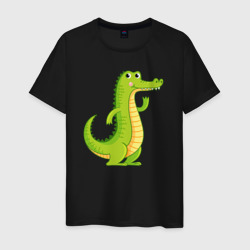 Крокодильчик – Мужская футболка хлопок с принтом купить со скидкой в -20%