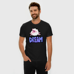 Мужская футболка хлопок Slim Мечта овечки - фото 2