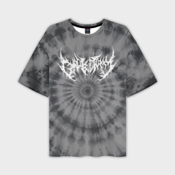 Мужская футболка oversize 3D Ghostmane tye dye