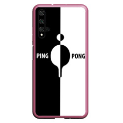 Чехол для Honor 20 Ping-Pong черно-белое