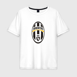 Мужская футболка хлопок Oversize Juventus sport fc