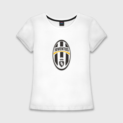 Женская футболка хлопок Slim Juventus sport fc