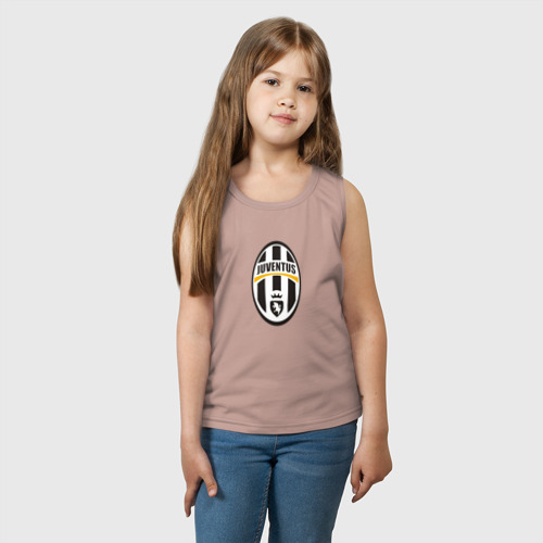 Детская майка хлопок Juventus sport fc, цвет пыльно-розовый - фото 3