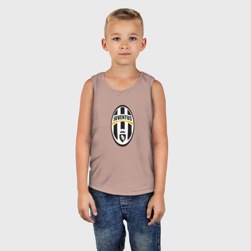 Детская майка хлопок Juventus sport fc, цвет пыльно-розовый - фото 5