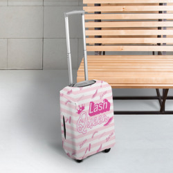 Чехол для чемодана 3D Lash queen - pink Barbie pattern  - фото 2