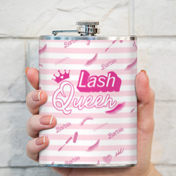 Фляга Lash queen - pink Barbie pattern  - фото 2