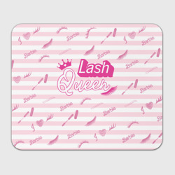 Прямоугольный коврик для мышки Lash queen - pink Barbie pattern 