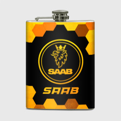 Фляга Saab - gold gradient